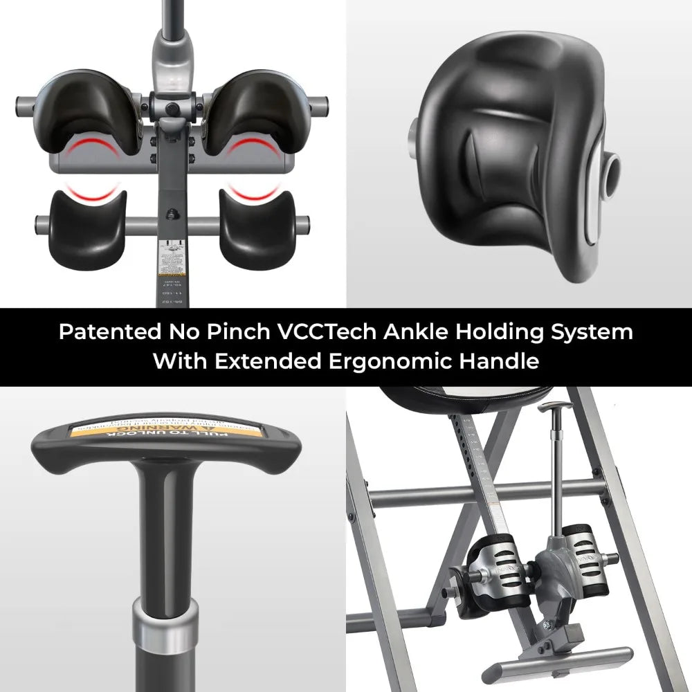 Innova Advanced Heat And Massage Inversion Table With Lumbar Pad