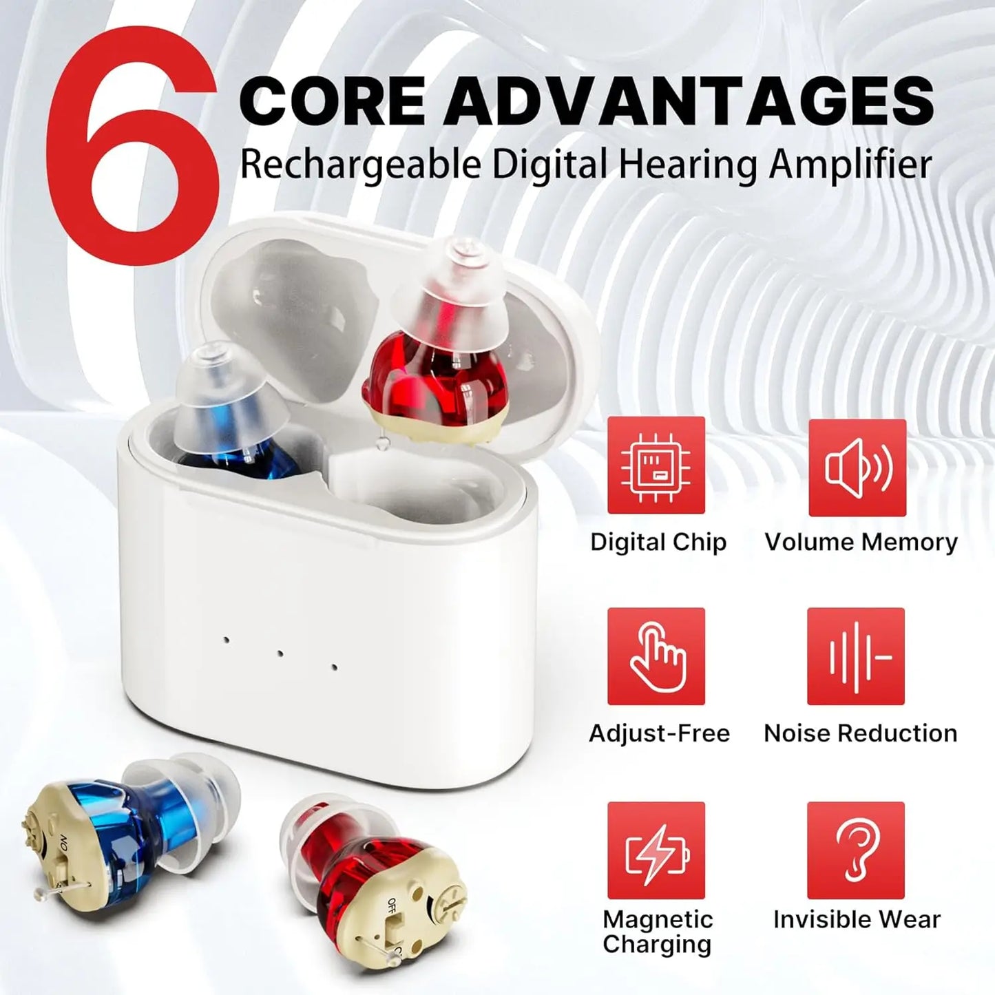 Other Rechargeable Hearing Aid Mini Wireless Earphone
