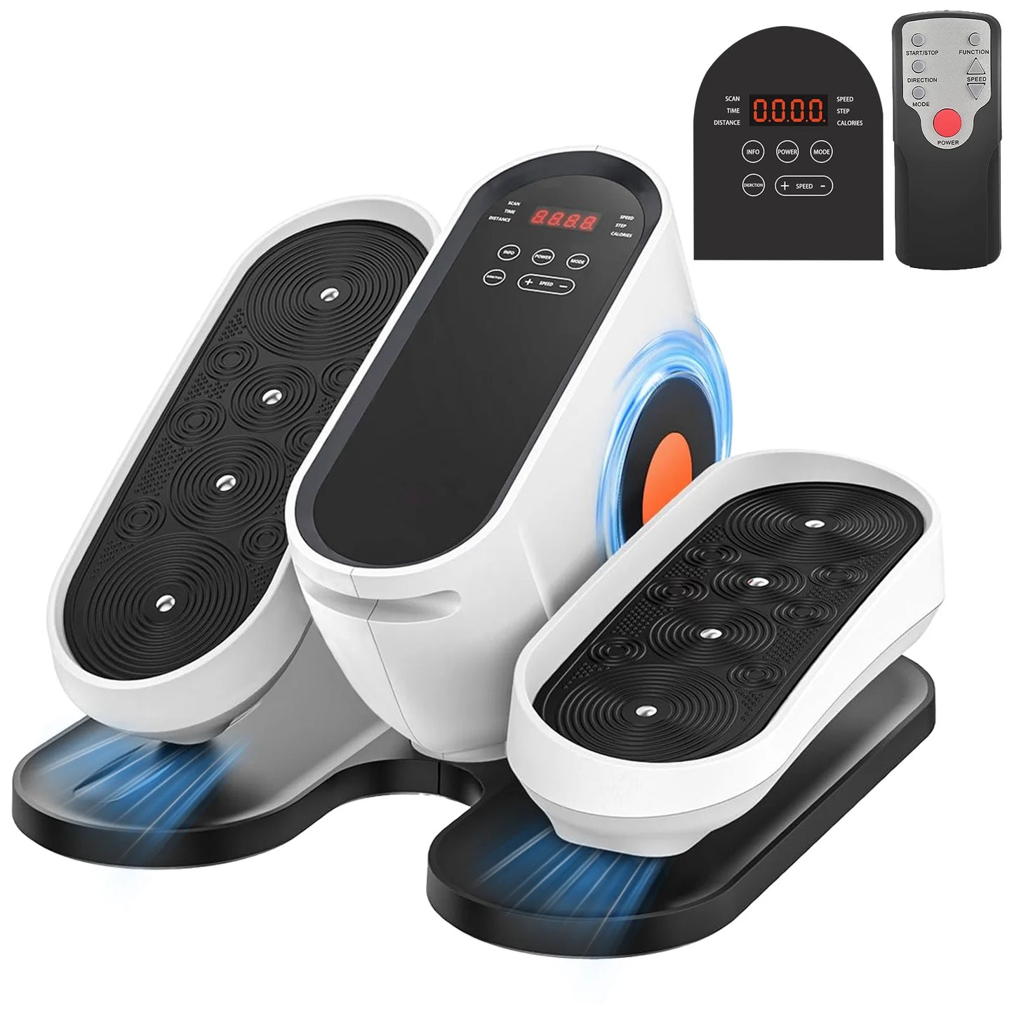 Gamewiu Portable Under Desk Elliptical Pedal Exerciser With 15 Speeds