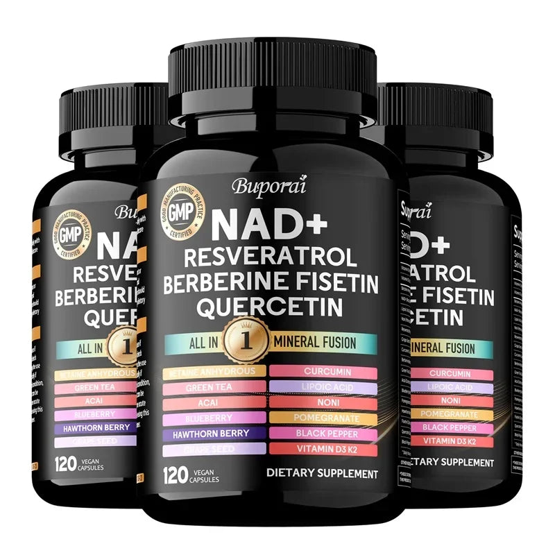 Coolkin NAD Resveratrol Quercetin Berberine Fisetin Health
