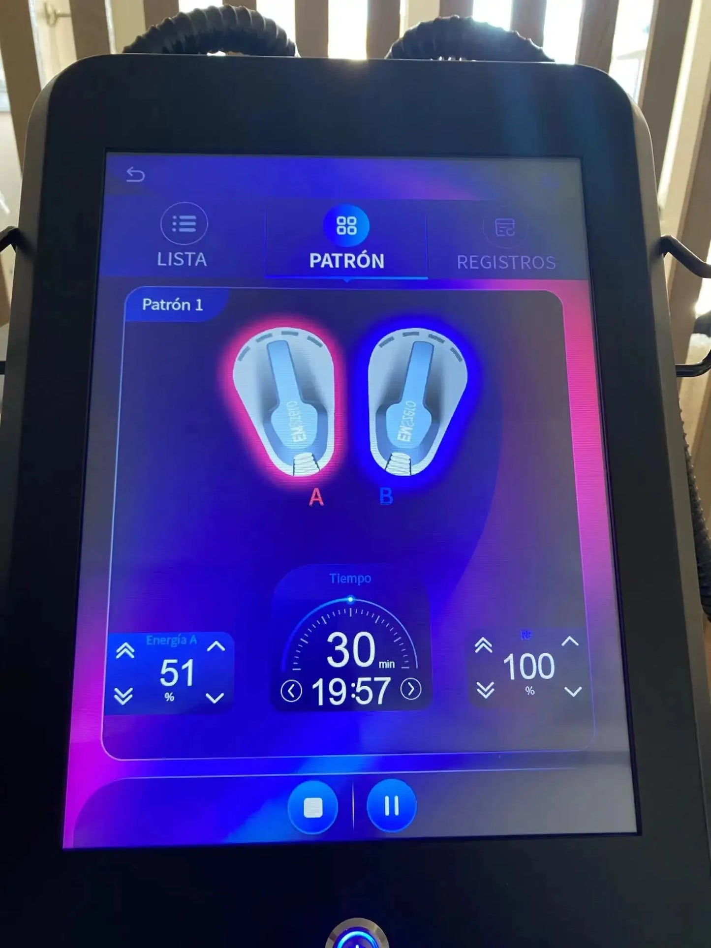 Myoslim EMS Body Muscle Stimulator Slimming Machine Handles