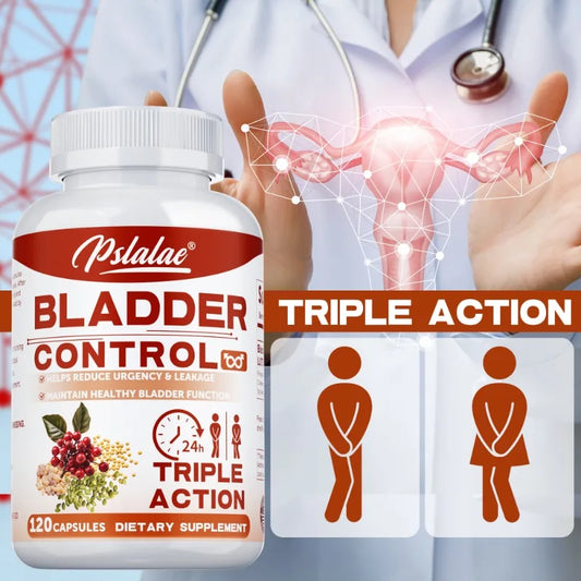 Pslalae Bladder Control Capsules For Urinary Tract Health 120 Count
