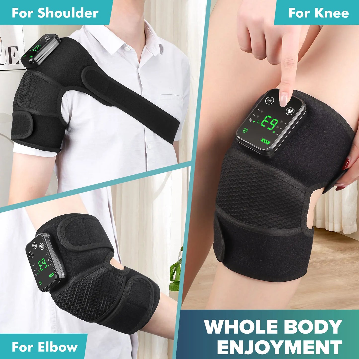 Hailicare Knee Heating Massager for Joint Relief and Thermal Therapy