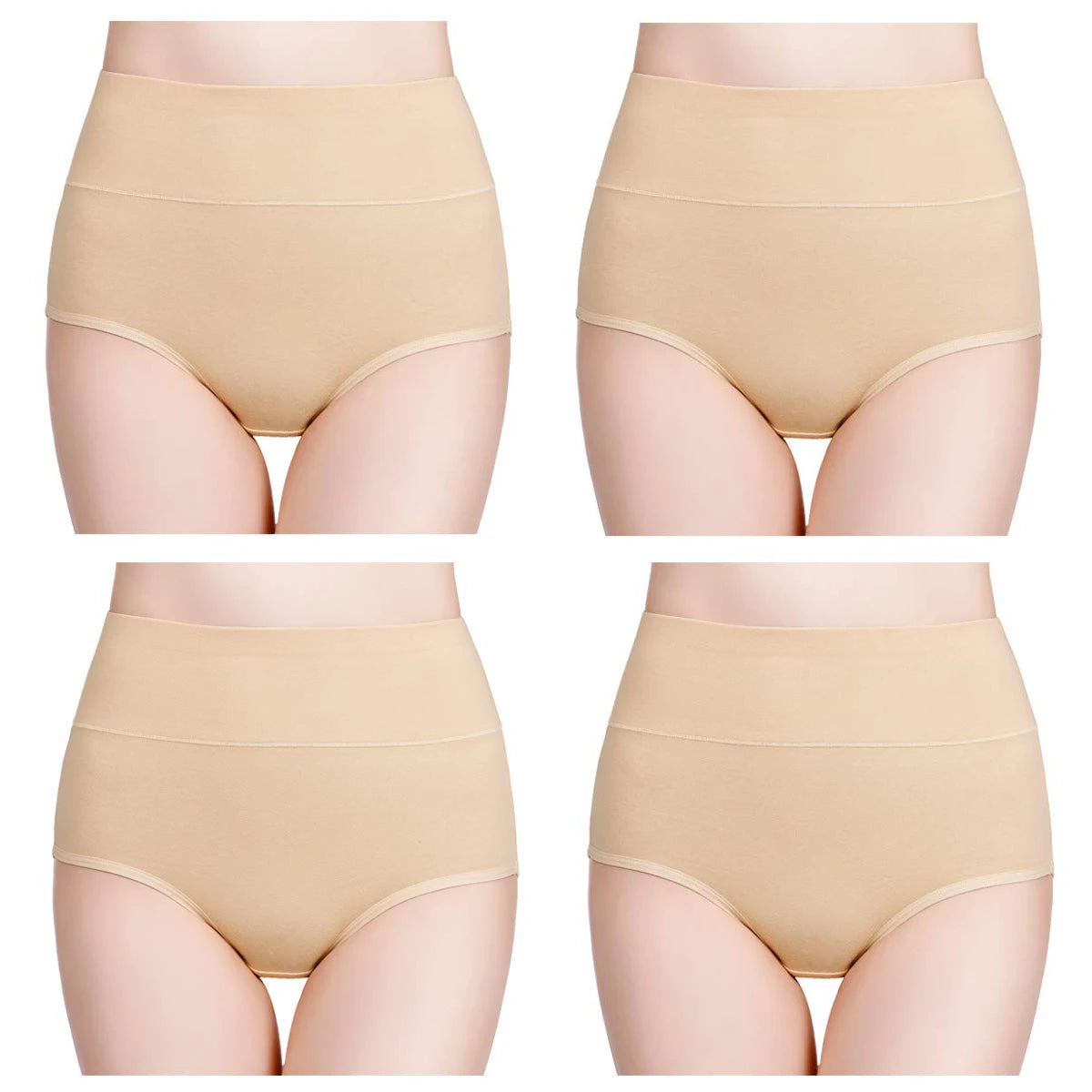 JOG MCERGCN Cotton Panties Women High Waist Briefs