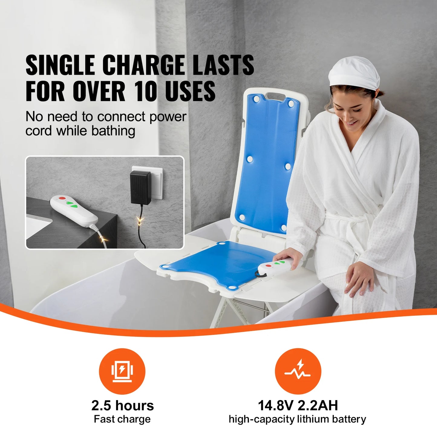 SucceBuy Electric Chair Lift for Seniors Height Adjustable