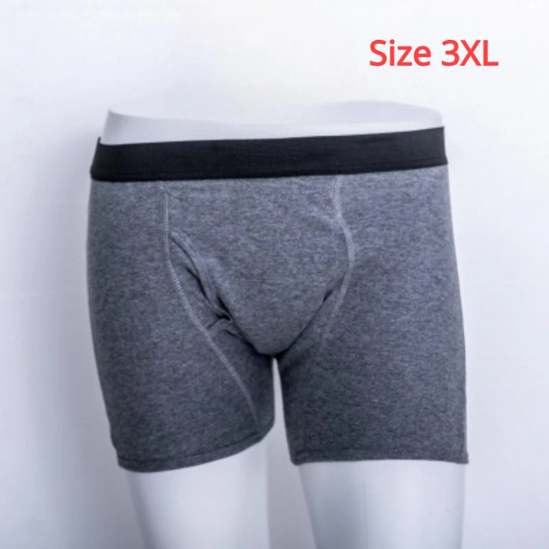 LEEDAMOO Men's Incontinence Underwear Postoperative Cotton Briefs
