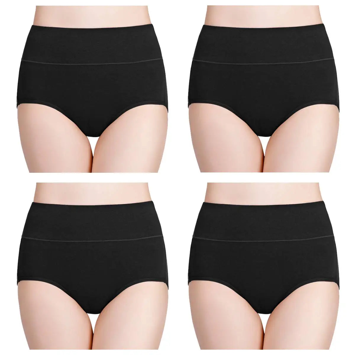 JOG MCERGCN High Waist Cotton Panties for Women Shaping Briefs