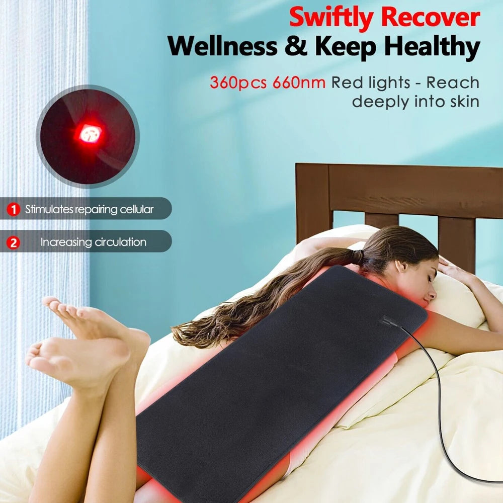 Electronic Infrared Red Light Therapy Pad For Back Pain