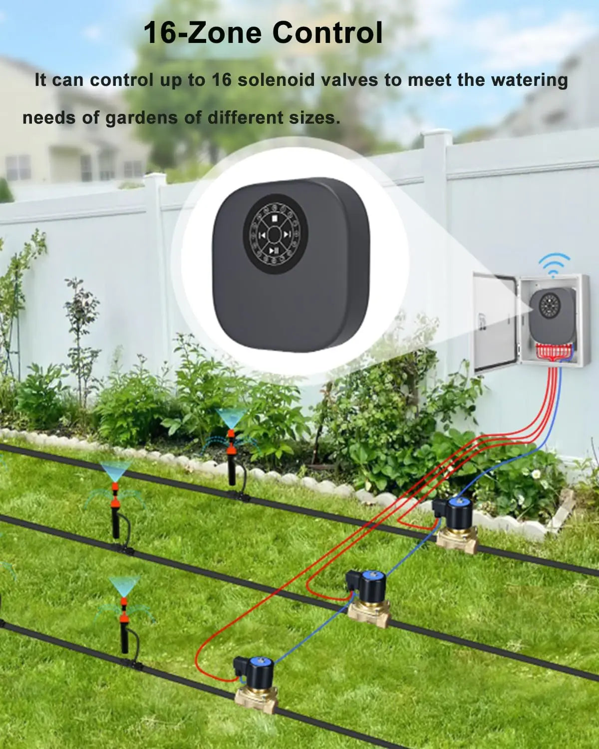 Hign-concerned 16 Zone WiFi Sprinkler Controller For Alexa