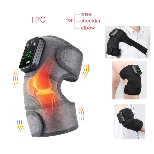 PASTSKY Electric Knee Massager 2 in 1 Heated Vibration Therapy