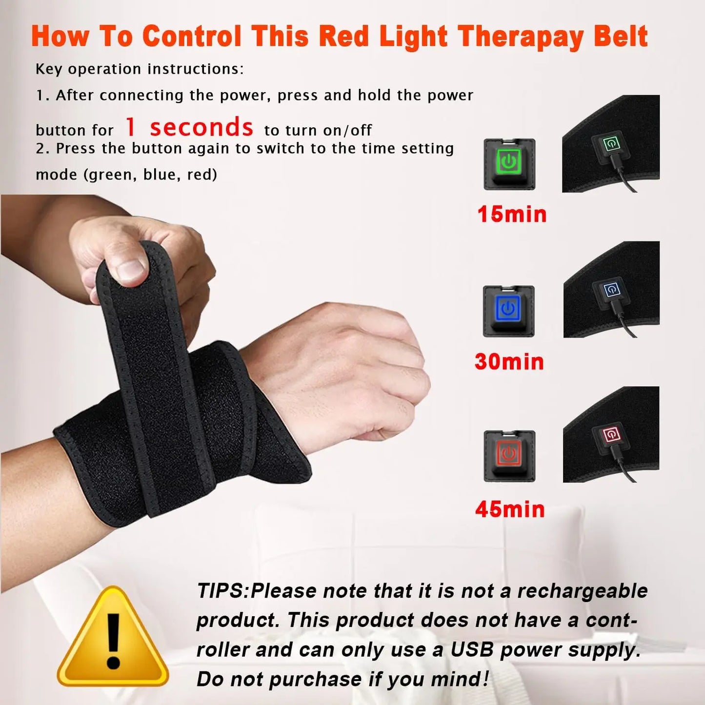 Effect Red Light Therapy Belt For Neck Pain Relief Device