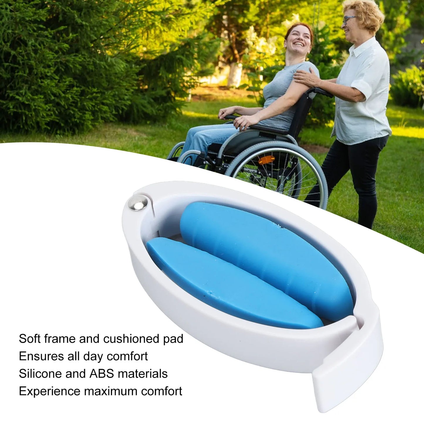 TMISHION Male Urinary Incontinence Clamp Soft Silicone Adjustable Leakage Prevention