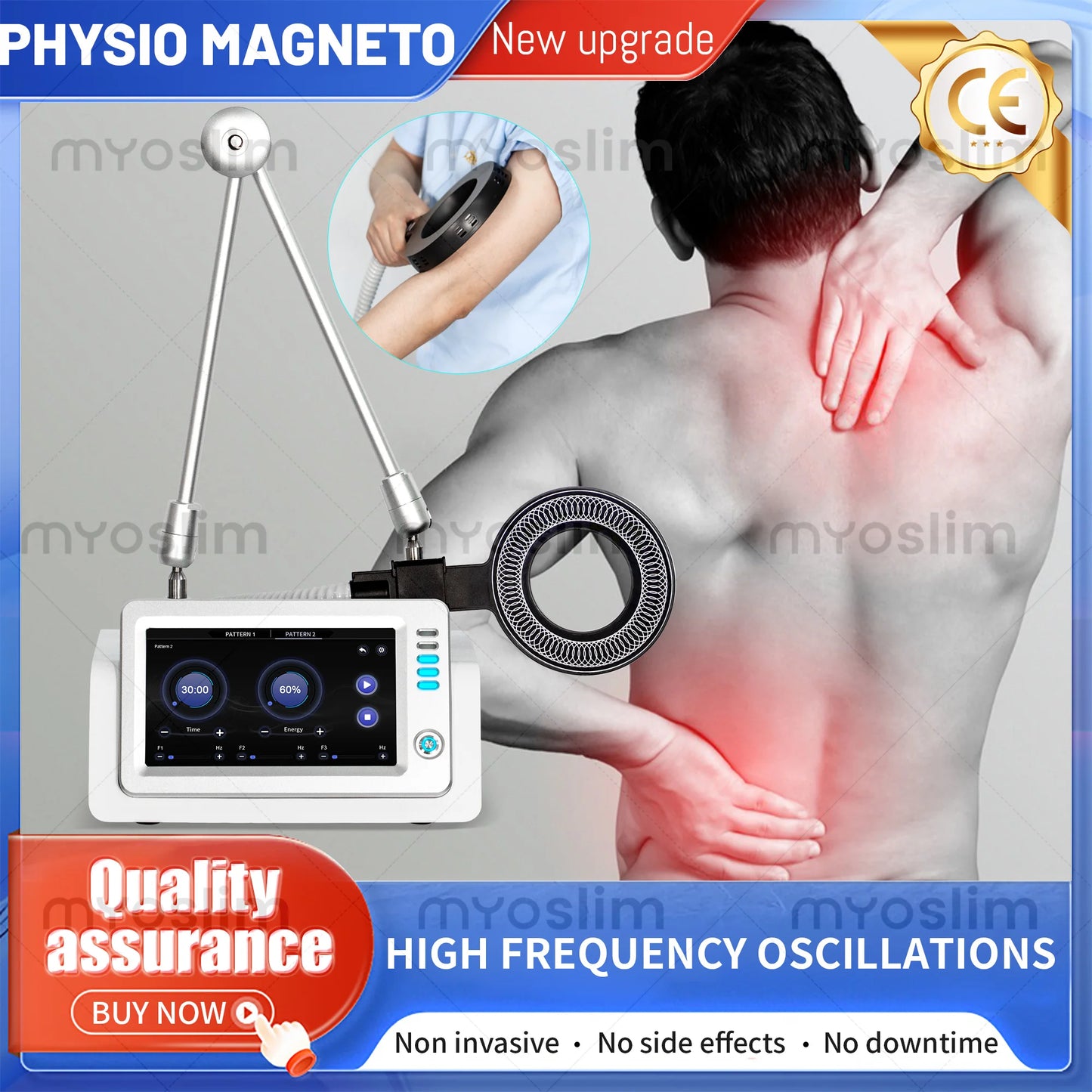 Myoslim Pain Relief Magnetic Physio Machine For Rehabilitation